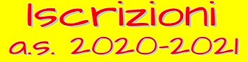 Iscrizioni a.s. 2020 – 2021